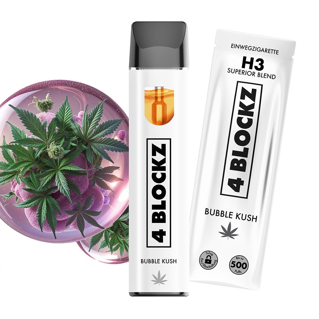 4 Blockz H3 Vape - Bubble Kush 1ml