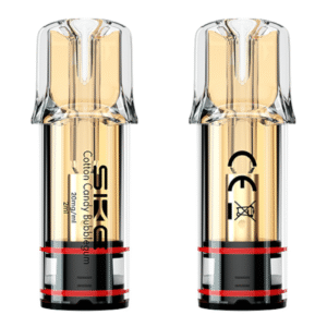 SKE Crystal Plus Pod – Zuckerwatte-Kaugummi, 2 % Nikotin (2er-Pack)